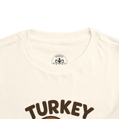 Turkey Taster Toddler Unisex T-Shirt | Fun Holiday Shirt, Thanksgiving Apparel, Gift for Kids, Cute Foodie Outfit