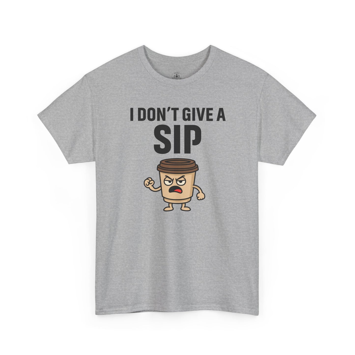 Funny Coffee Tee, I Don't Give a Sip Unisex Shirt, Gift for Coffee Lovers, Humor T-Shirt, Casual Office Wear