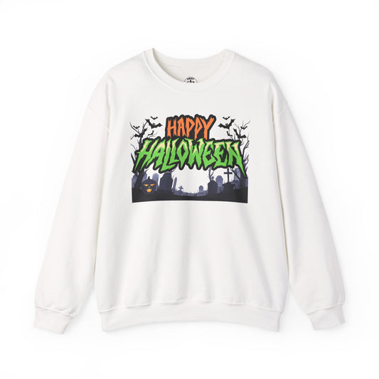 Happy Halloween Crewneck Sweatshirt, Halloween Apparel, Fall Fashion, [...]
