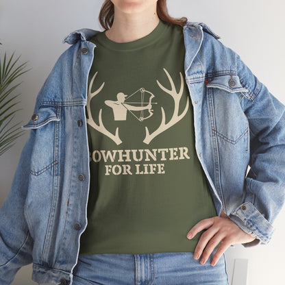 Bowhunter For Life Unisex T-Shirt | Archery Shirt, Outdoor Apparel, Gift for Hunters, Hunting Enthusiasts, Casual Wear