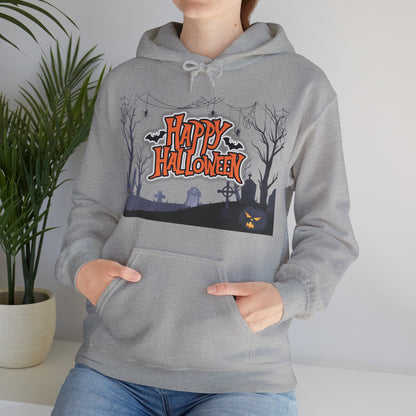 Halloween Hoodie, Cozy Unisex Hoodie, Spooky Season Apparel, Autumn Fashion, October 31st Celebration, Gift for Halloween Lovers