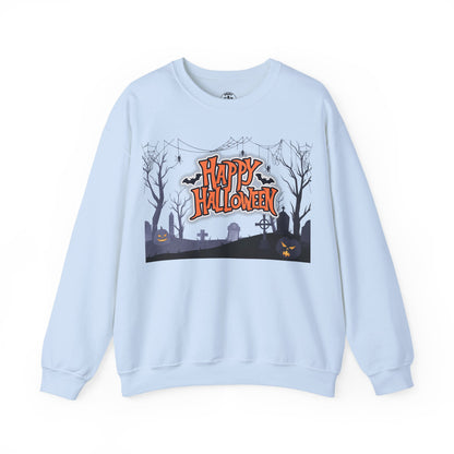 Halloween Crewneck Sweatshirt, Unisex Cozy Sweater, Fall Apparel, Spooky Season Outfit, Gift for Halloween Lovers